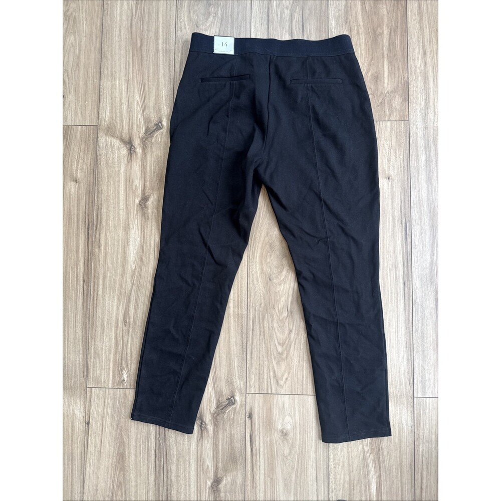 White House Black Market Black High-Rise The Skinny Ankle Dress Pants Women's 14 - Picture 6 of 9
